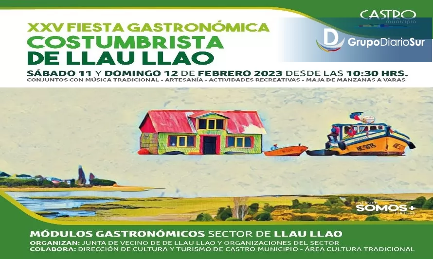 Castro: este fin de semana se realiza la fiesta gastronómica de Llau Llao 