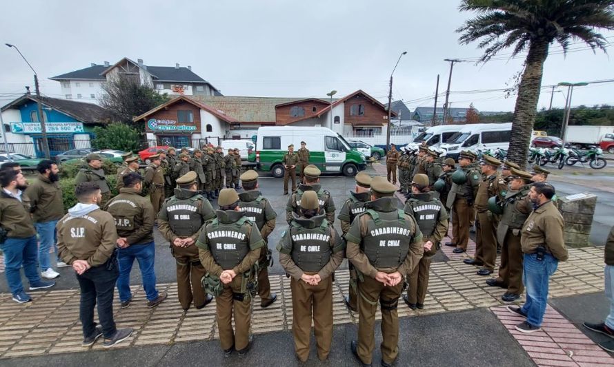 30 detenidos y más de 2 mil controles en ronda preventiva realizada por Carabineros
