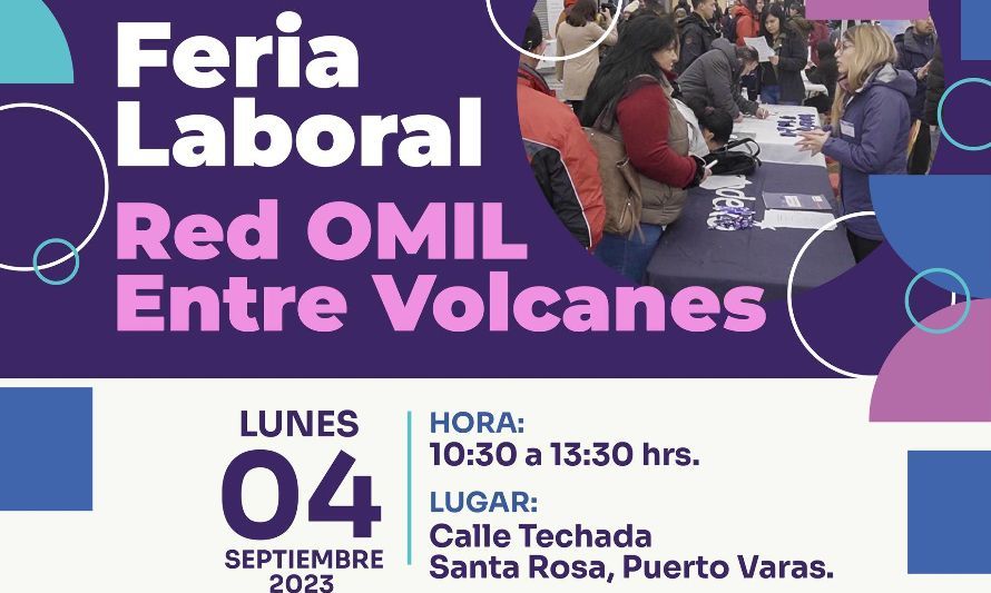 Puerto Varas será sede de la Feria Laboral de la Red OMIL Entre Volcanes