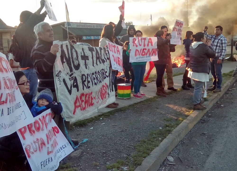 Dirigentes de Alerce y La Vara rechazan trazado de la Ruta Metropolitana