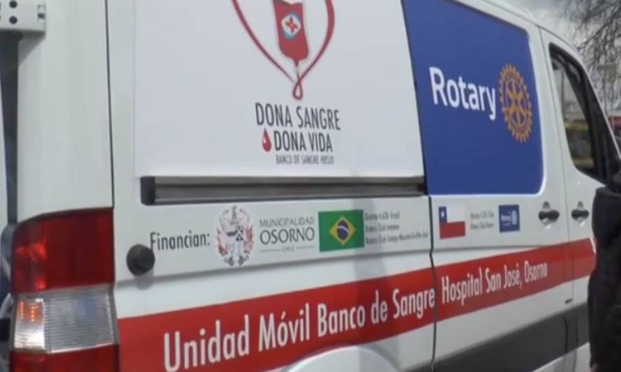 Banco de sangre móvil en Osorno