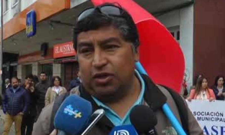 Trabajadores públicos marcharon en Osorno