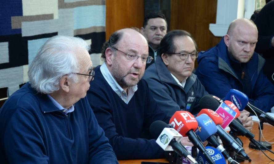 Ministro Moreno: Intolerable la falta de Essal que no asegura el restablecimiento total del agua
