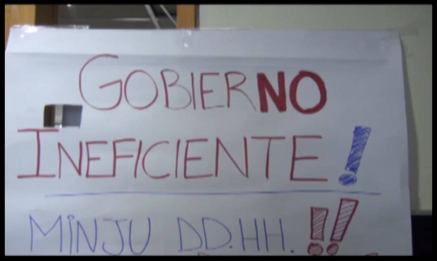 Trabajadores del SENAME nuevamente se tomaron Dirección Regional