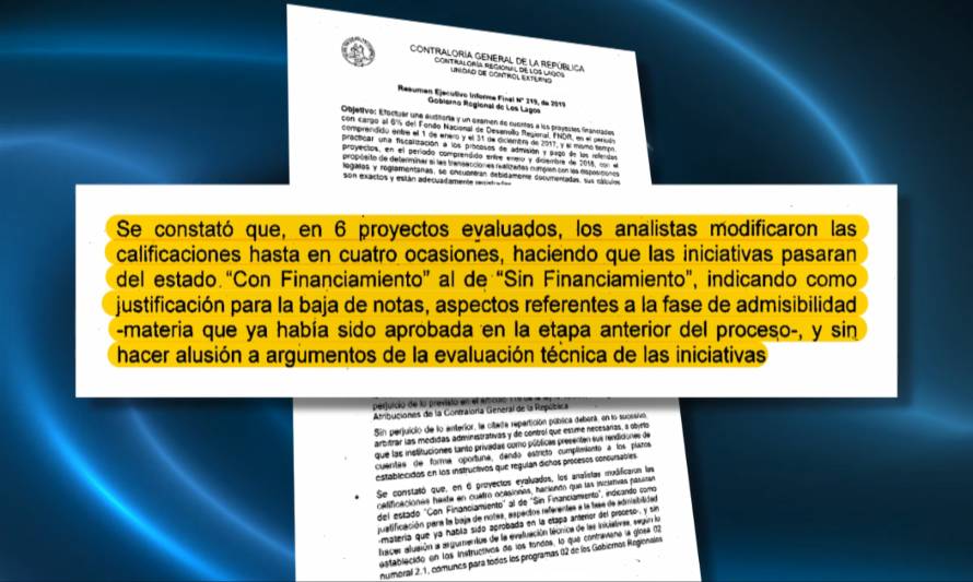 Tras informe de Contraloría cuestionan duramente a Intendente Jürgensen