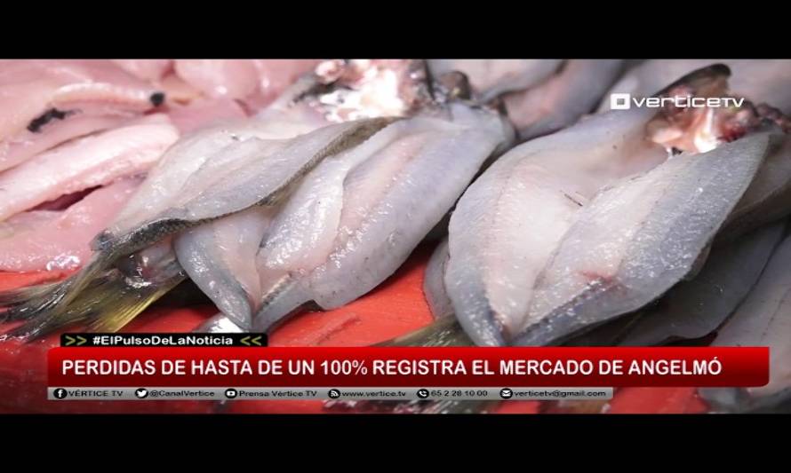 Entre un 70 y 100% fluctúan pérdidas que registran locatarios del mercado típico de Angelmó