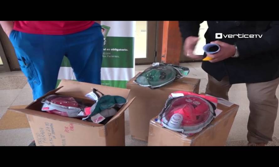 Fundación REBLUM dona mascarillas full face a Hospital Regional