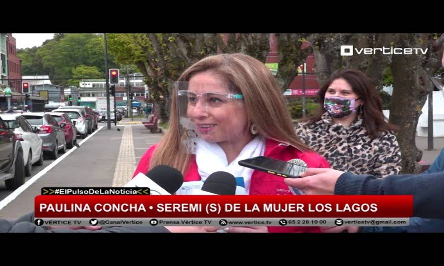 Autoridades inician conmemoración del Mes de la No Violencia en Contra de la Mujer en Los Lagos