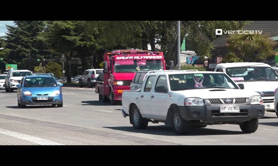 Con poca fiscalización comenzó marcha blanca de la restricción vehicular en Puerto Montt