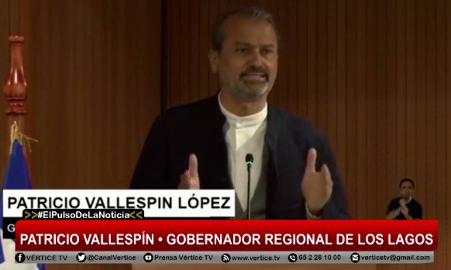 Patricio Vallespín asume como gobernador regional y llama a liderar unidos “una descentralización imparable”
