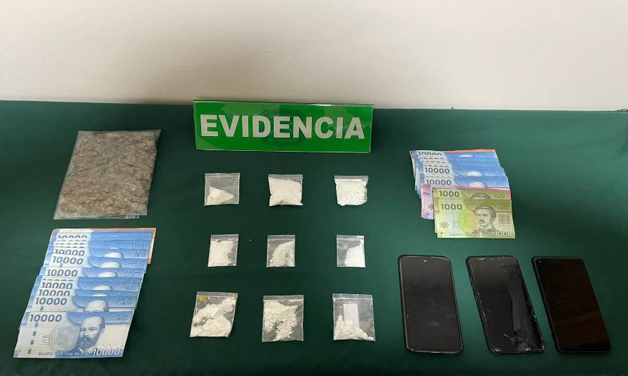 Dos detenidos por microtráfico de drogas en Puerto Montt