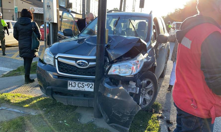 Accidente de tránsito involucró a fiscal del Ministerio Público 