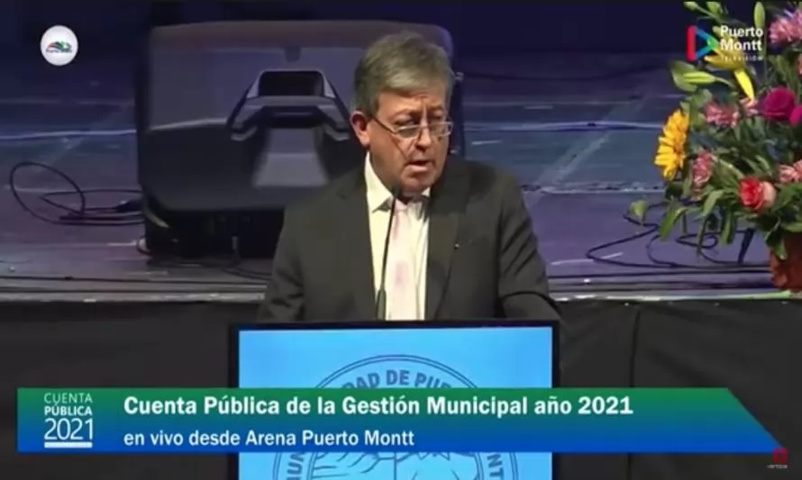 Apoyo a pymes destacó en su cuenta publica el alcalde de Puerto Montt