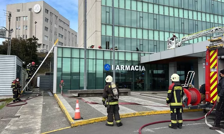 Problema eléctrico provocó principio de incendio en clínica Andes Salud obligó evacuar a uno de los edificios 