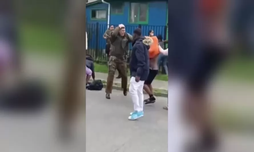 PDI notificó la expulsión de los 13 extranjeros que agredieron a Carabineros en Puerto Montt