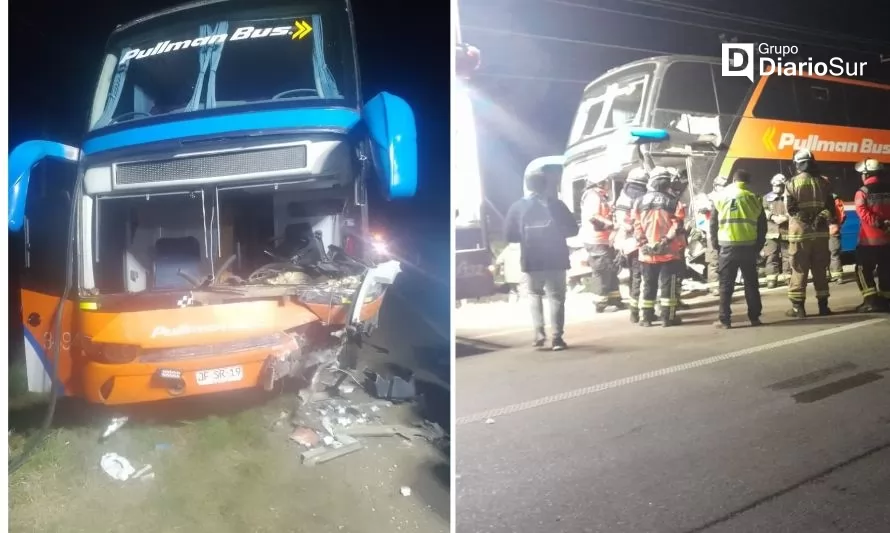 [ÚLTIMA HORA] Dos muertos tras violento choque entre Pullman Bus y automóvil en Valdivia