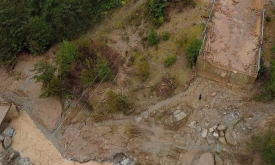 Emergencia deja sin conectividad a sectores cordilleranos de Cochamó